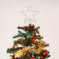 Estrella para Árbol de Navidad color Blanco, 19cm