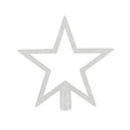 Estrella para Árbol de Navidad color Blanco, 19cm