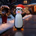 Pingüino Inflable para Decoraciones Navideñas