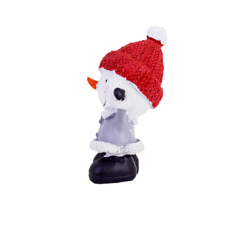 Figura de Muñeco de Nieve con Gorrito