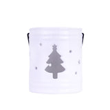 Portavela Navideño, color Blanco