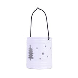 Portavela Navideño, color Blanco