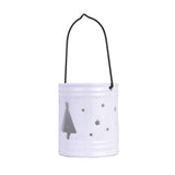 Portavela Navideño, color Blanco