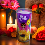 Veladora con Diseño de Catrina, Día de Muertos