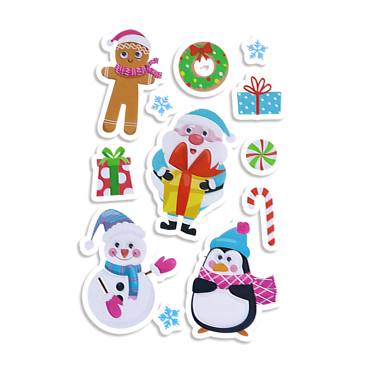 Stickers con Diseño de Navidad