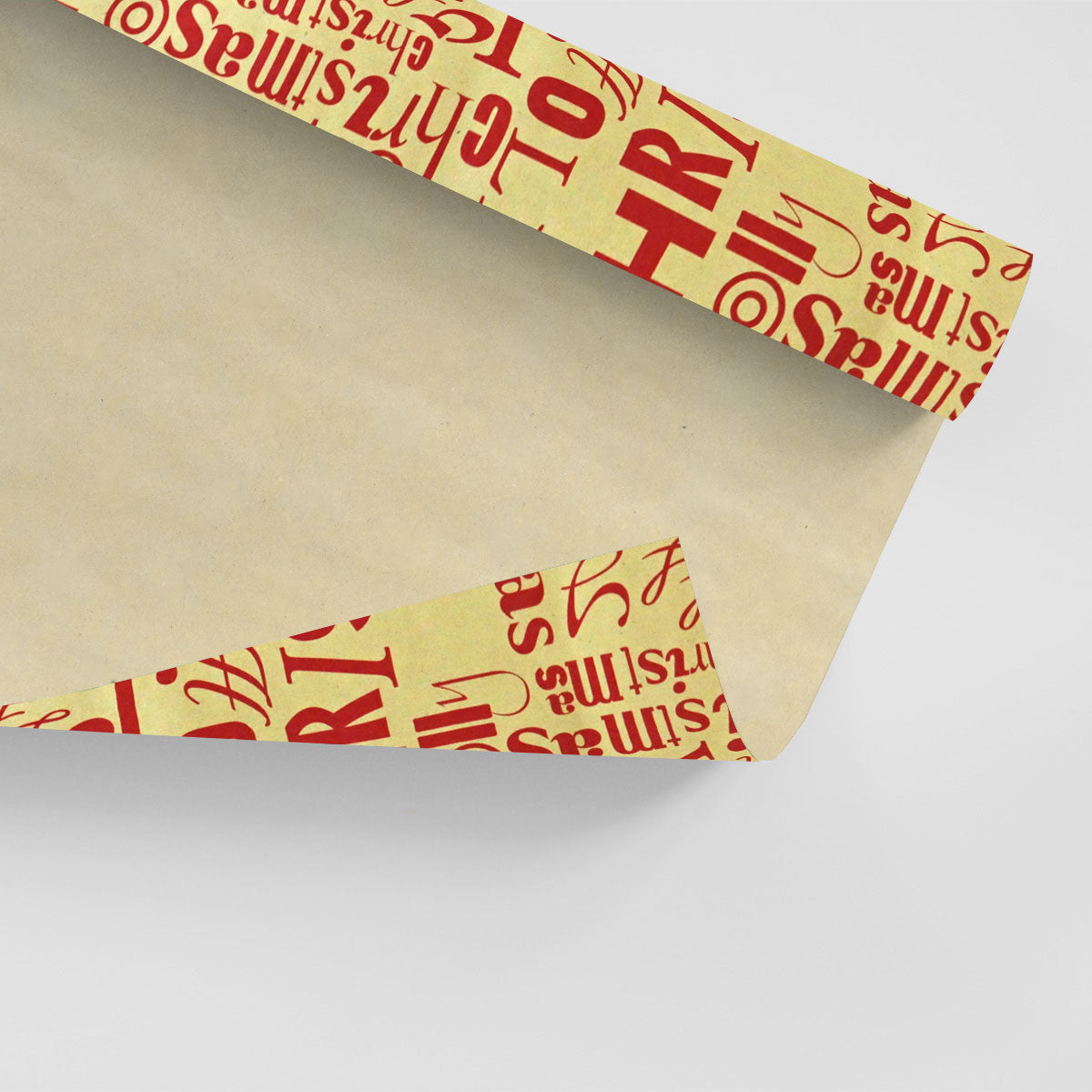 Papel Kraft para Envoltura de Regalo con Diseño de Navidad