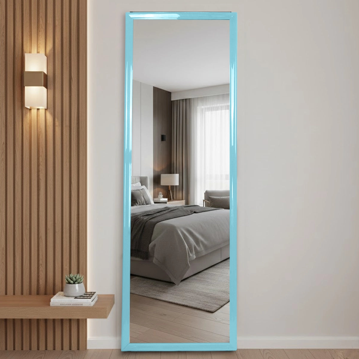 Espejo Grande, Color Aqua