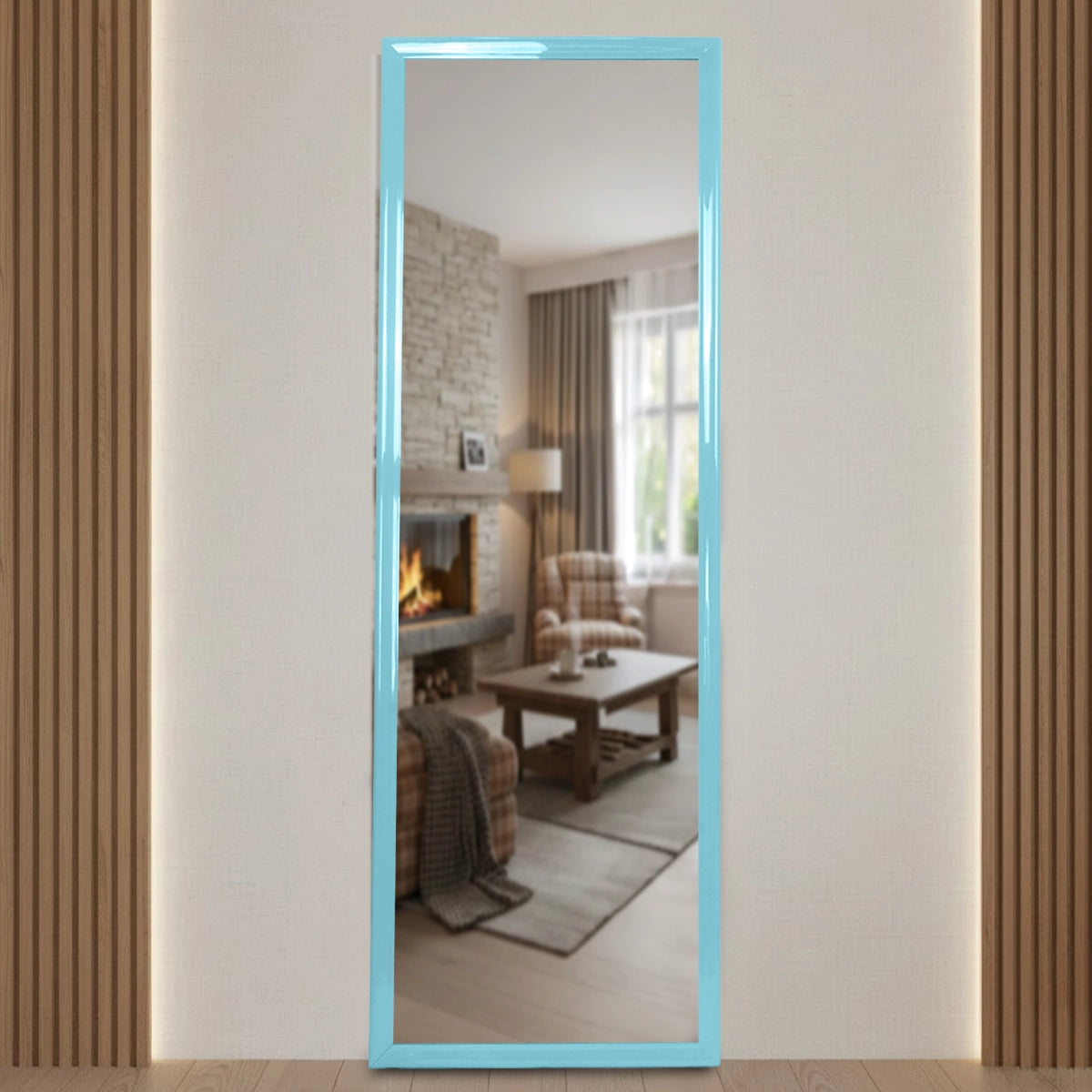 Espejo Grande, Color Aqua