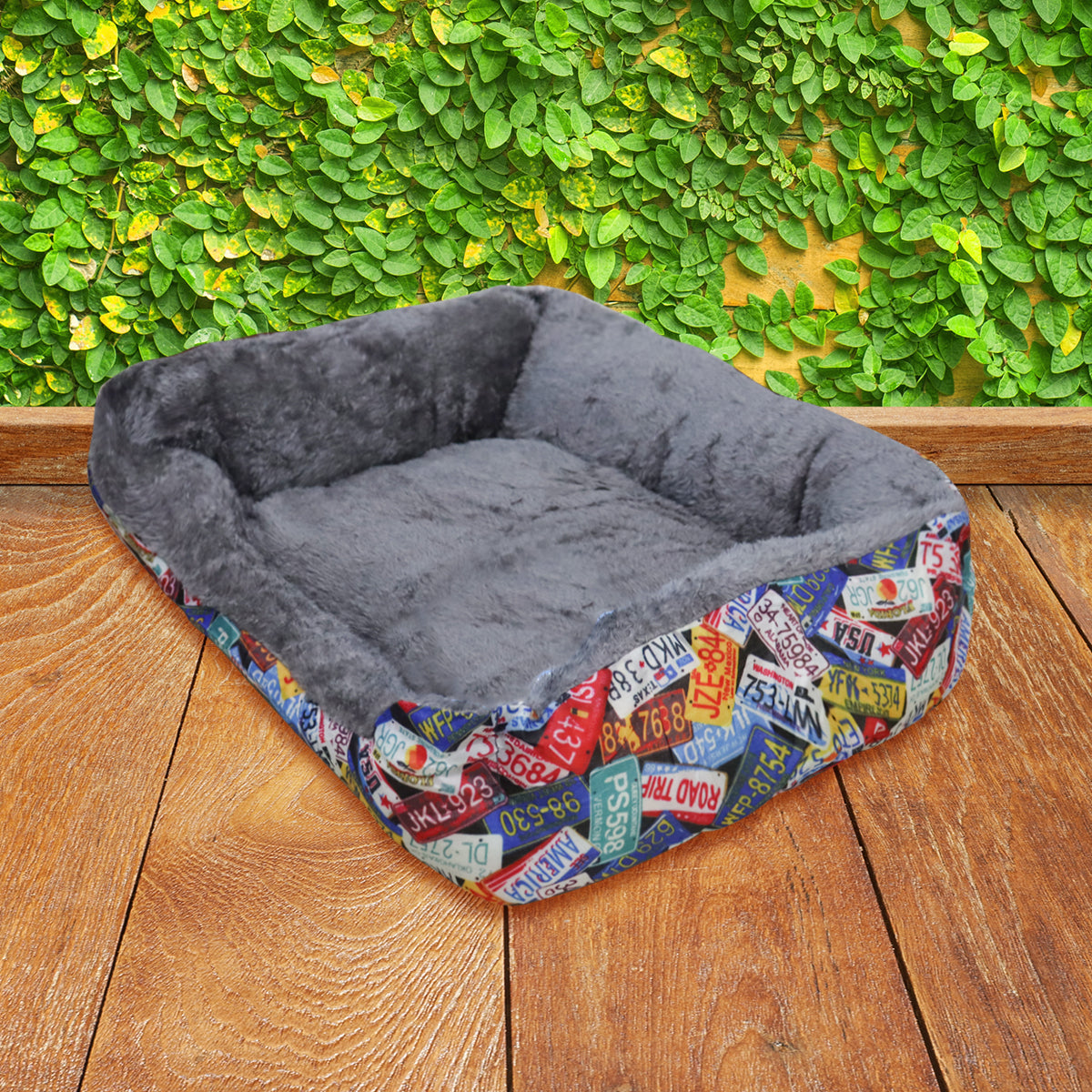 Cama para Mascota, color Gris, 43x32x12cm