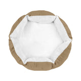 Cama con Diseño Hexagonal para Mascota, color Beige