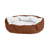 Cama para Mascota Hexagonal, color Chocolate 40x24x12cm