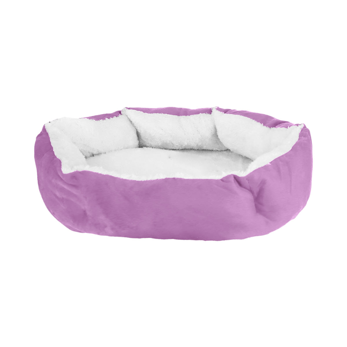 Cama para Mascota Hexagonal, color Lila 40x24x12cm