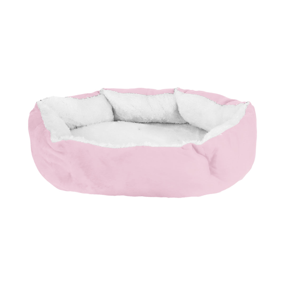 Cama con Diseño Hexagonal para Mascota, color Rosa