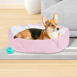 Cama con Diseño Hexagonal para Mascota, color Rosa