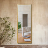 Espejo con Marco de Madera, 30x90cm