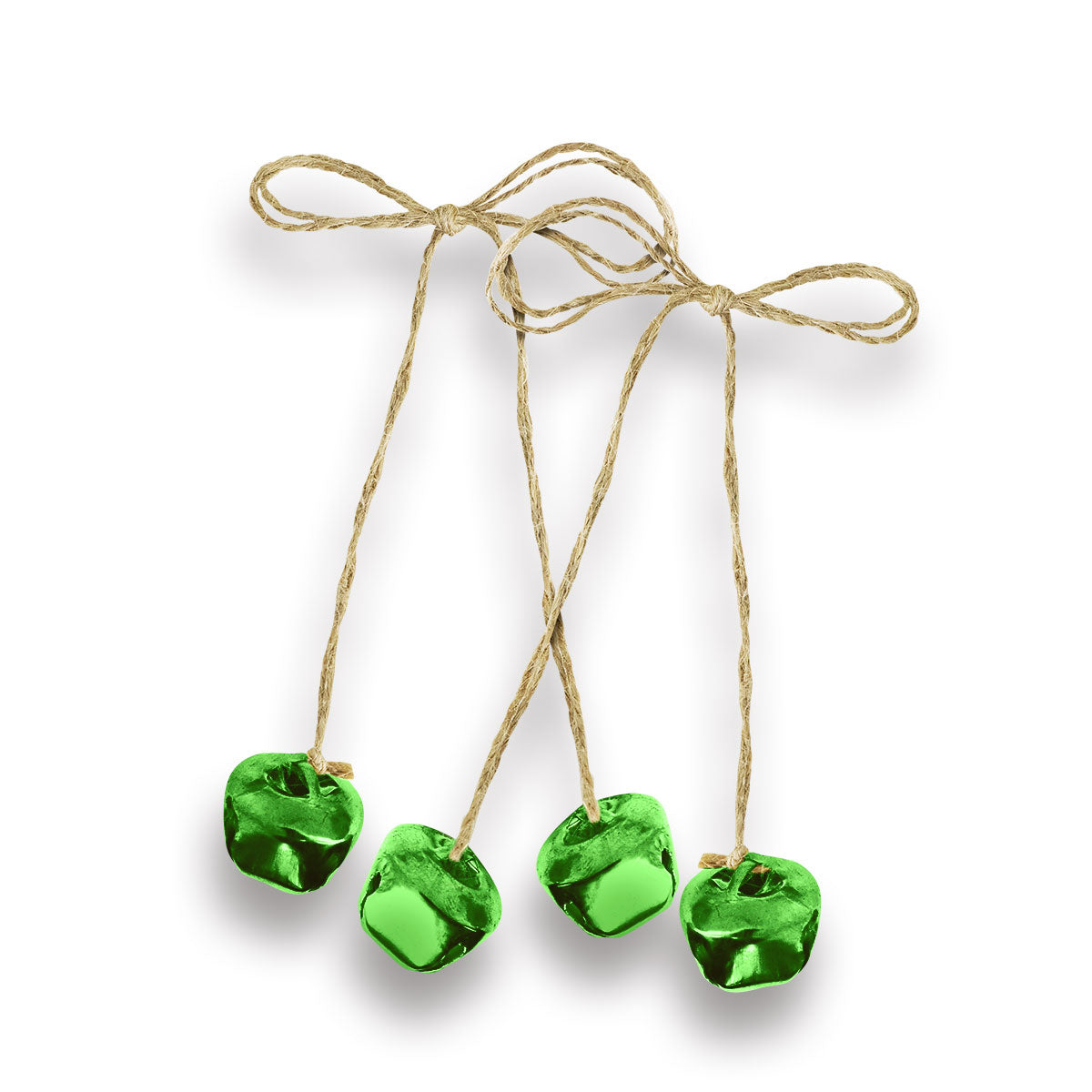 Set de 2 Cascabeles Navideños color Verde