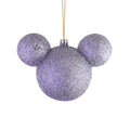 Esfera Navideña con Diamantina color Tornasol en Forma de Mickey Mouse
