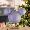 Esfera Navideña con Diamantina color Tornasol en Forma de Mickey Mouse
