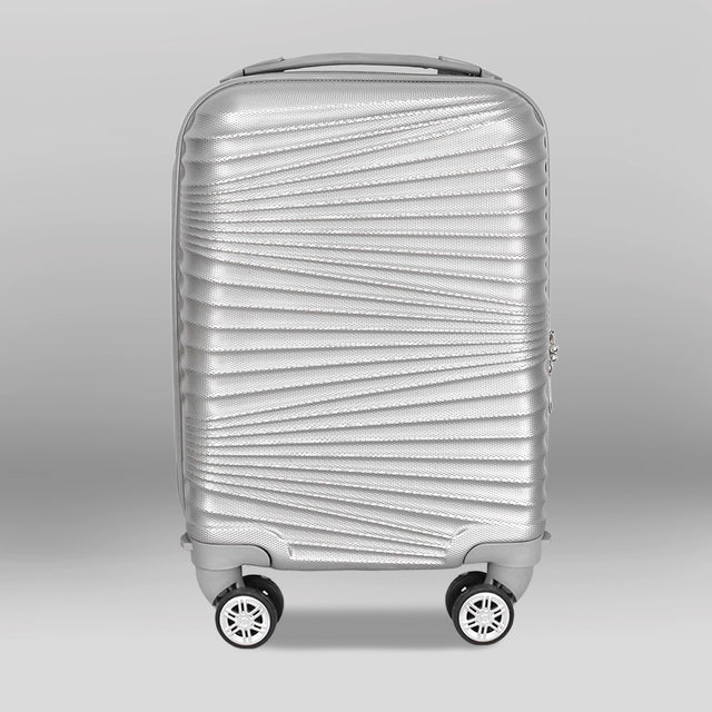 Maleta de Viaje Veltra, Color Gris, 40.6x19x30cm