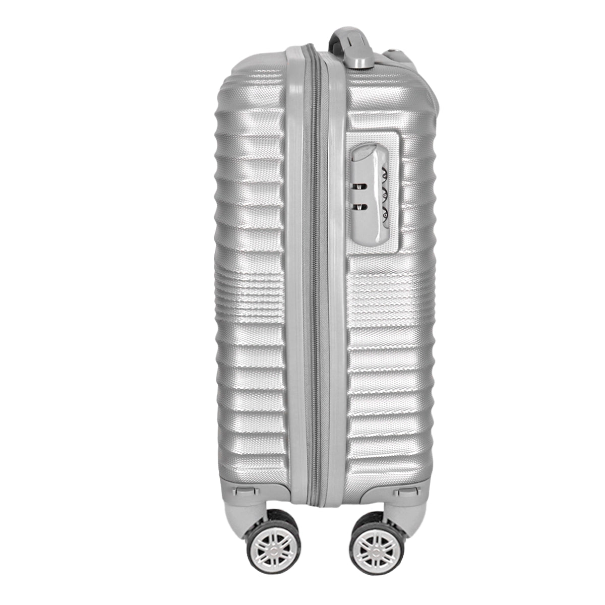 Maleta de Viaje Veltra, Color Gris, 40.6x19x30cm