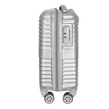 Maleta de Viaje Veltra, Color Gris, 40.6x19x30cm