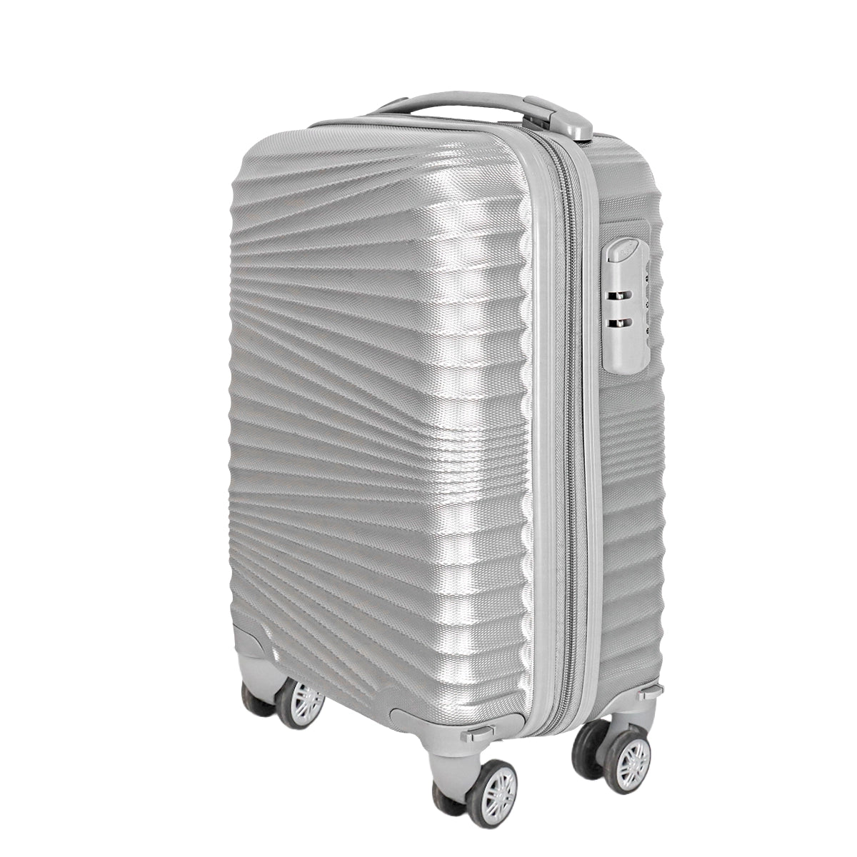 Maleta de Viaje Veltra, Color Gris, 40.6x19x30cm