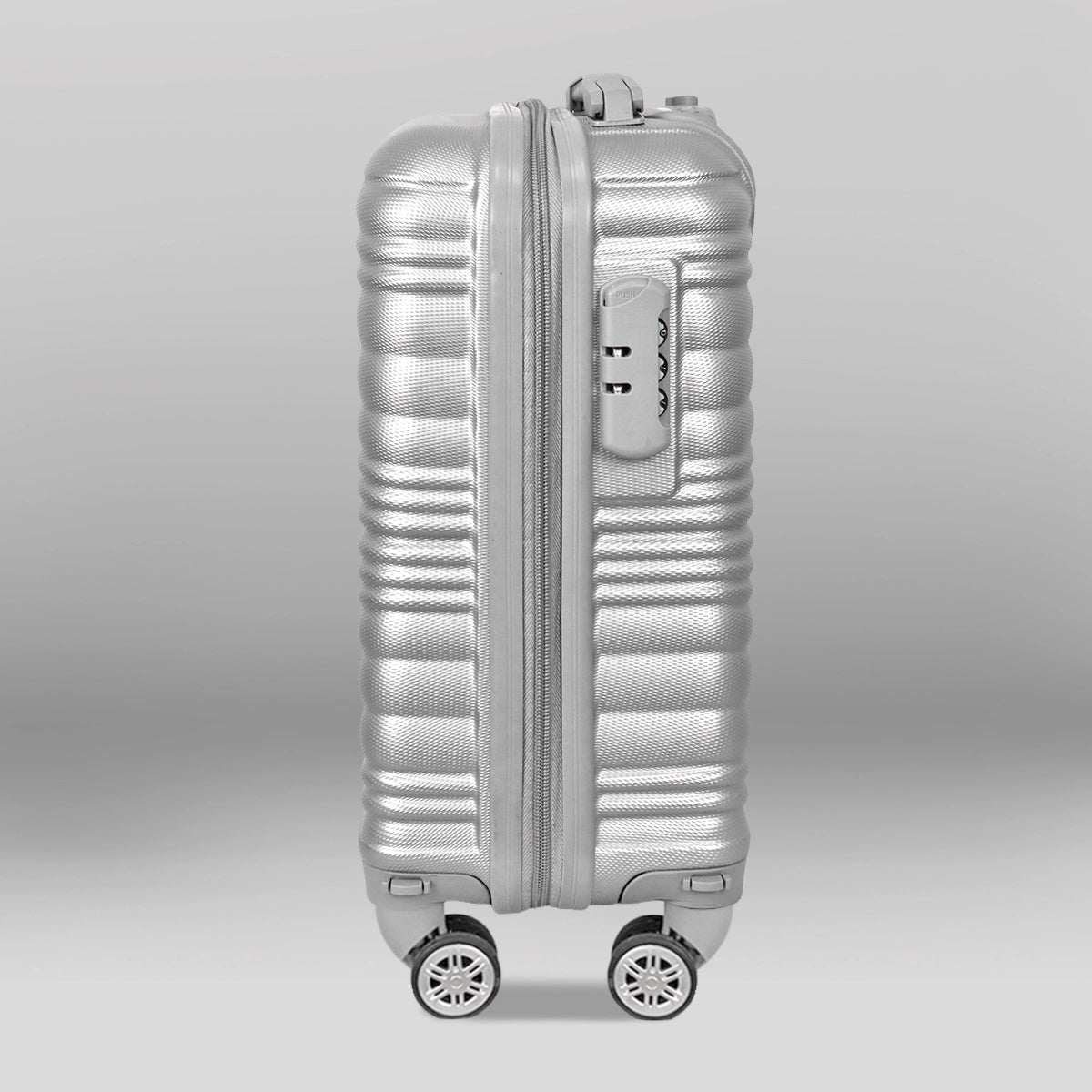 Maleta de Viaje Aerlis, Color Gris, 40.6x19x30cm