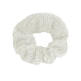 Scrunchie con Textura Suave color Blanco