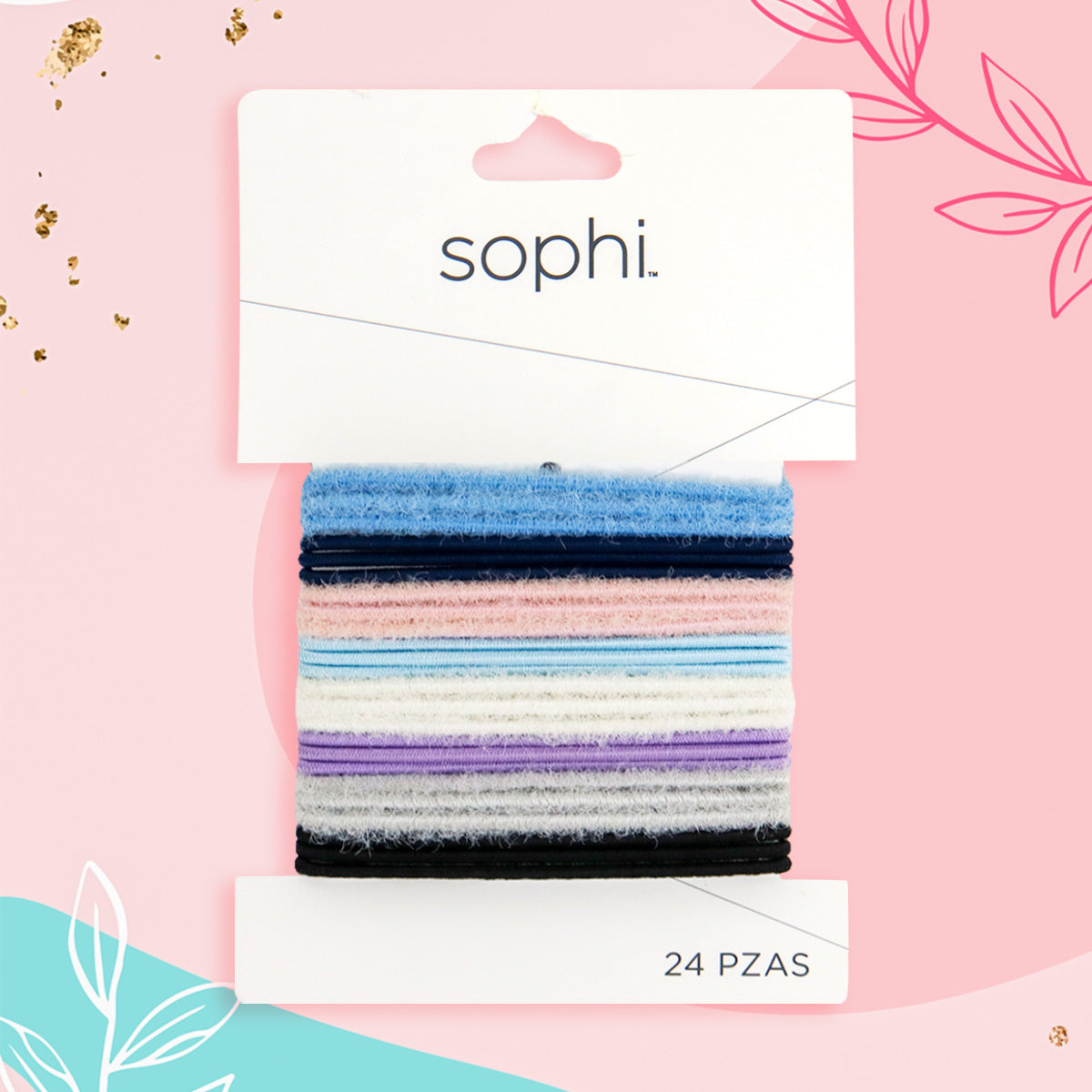 Ligas para el Cabello, Sophi, 24 pzas