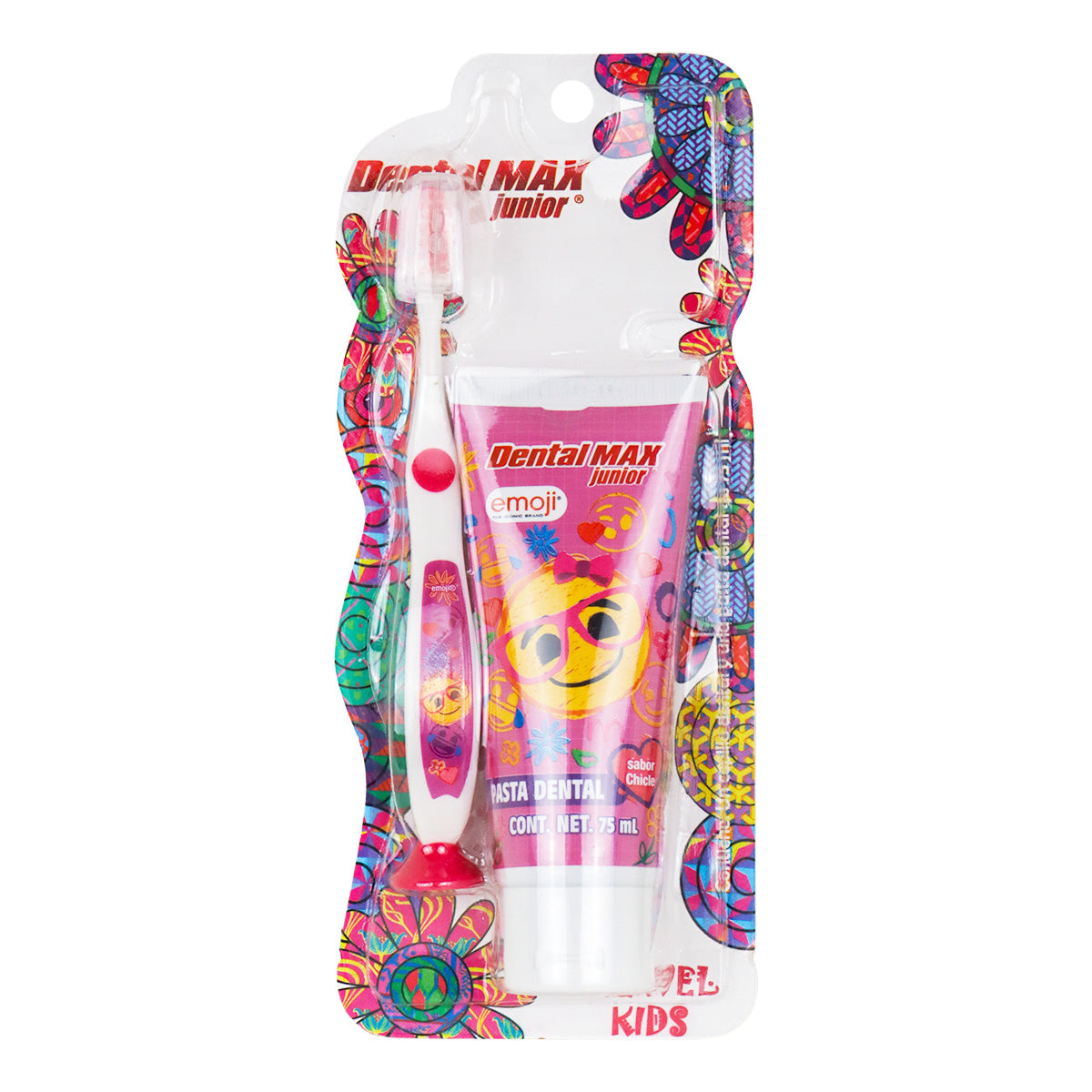 Kit de Viaje para Niños, Dental Max, color Rosa