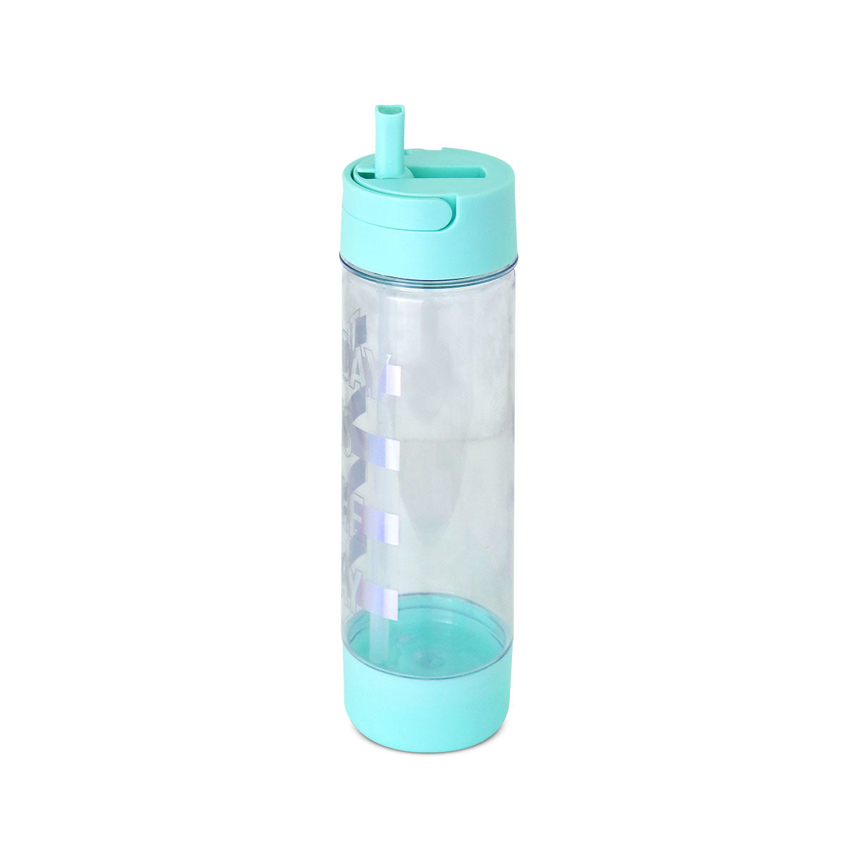 Botella de Plástico con Tapa, color Aqua, 680ml