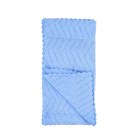 Trapo de Microfibra, Color Azul, 2 pzas