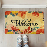 Tapete Decorativo con Diseño de Flores, Welcome, 38x58cm