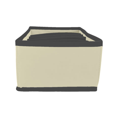 Caja de Almacenamiento, Non Woven, color Beige, 30x15x10cm