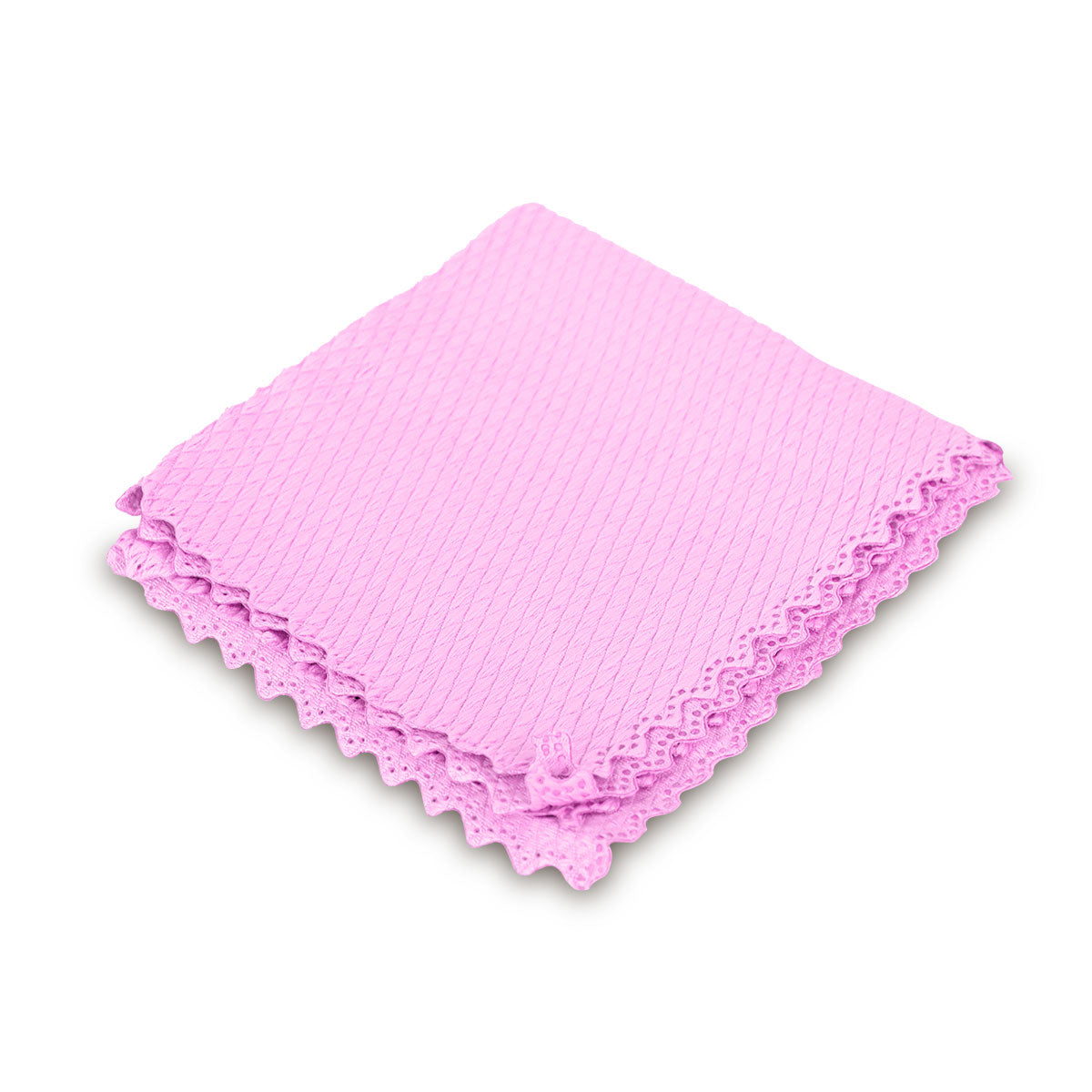 Set de 2 Trapos de Microfibra color Rosa, 30x30cm