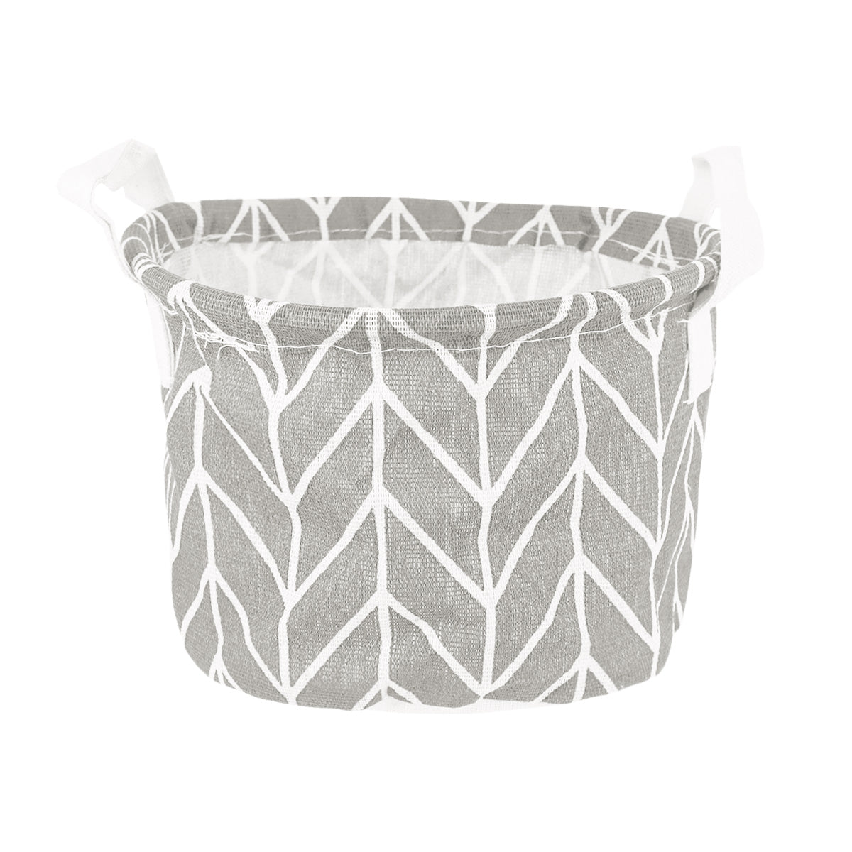 Cesto Alto Redondo Non Woven, color Gris