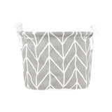 Cesto Alto Redondo Non Woven, color Gris