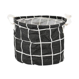 Cesto Alto Redondo Non Woven, color Negro