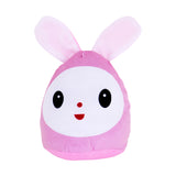 Conejo de Peluche color Blanco con Rosa