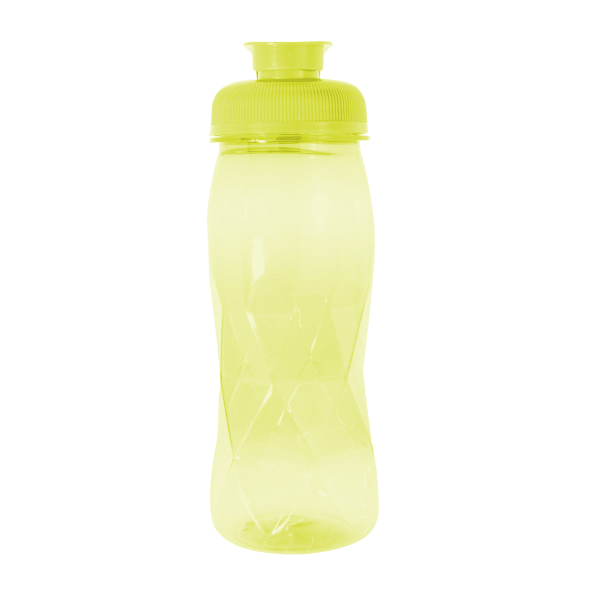 Botella de Plástico con Tapa color Verde, 500ml