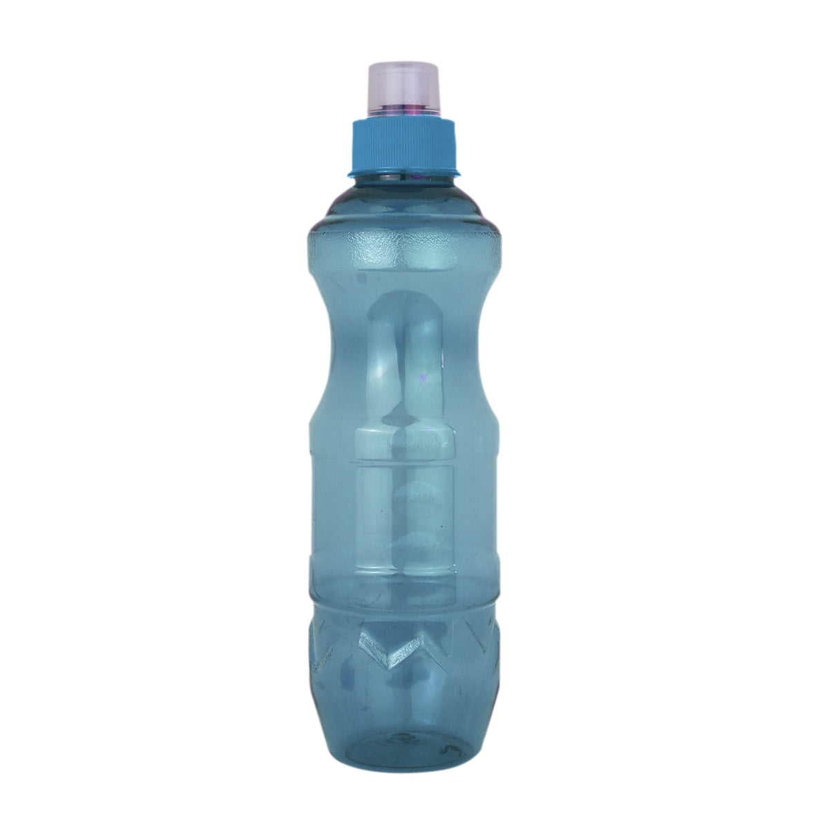 Botella de Plástico con Tapa, color Azul, 750ml