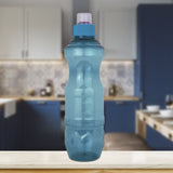 Botella de Plástico con Tapa, color Azul, 750ml