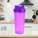 Botella Shaker Color Morado, 600 ml