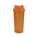 Botella Shaker Color Naranja, 600 ml