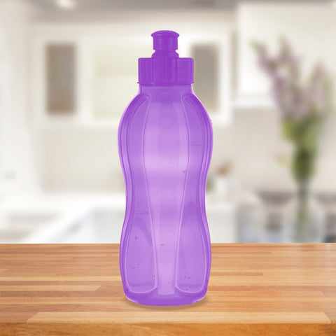 Botella de Plástico con Tapa color Morado