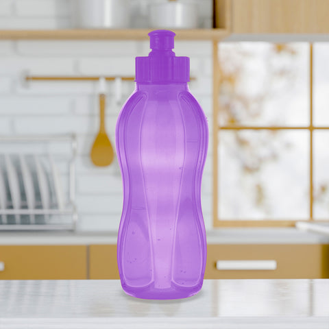 Botella de Plástico con Tapa color Morado