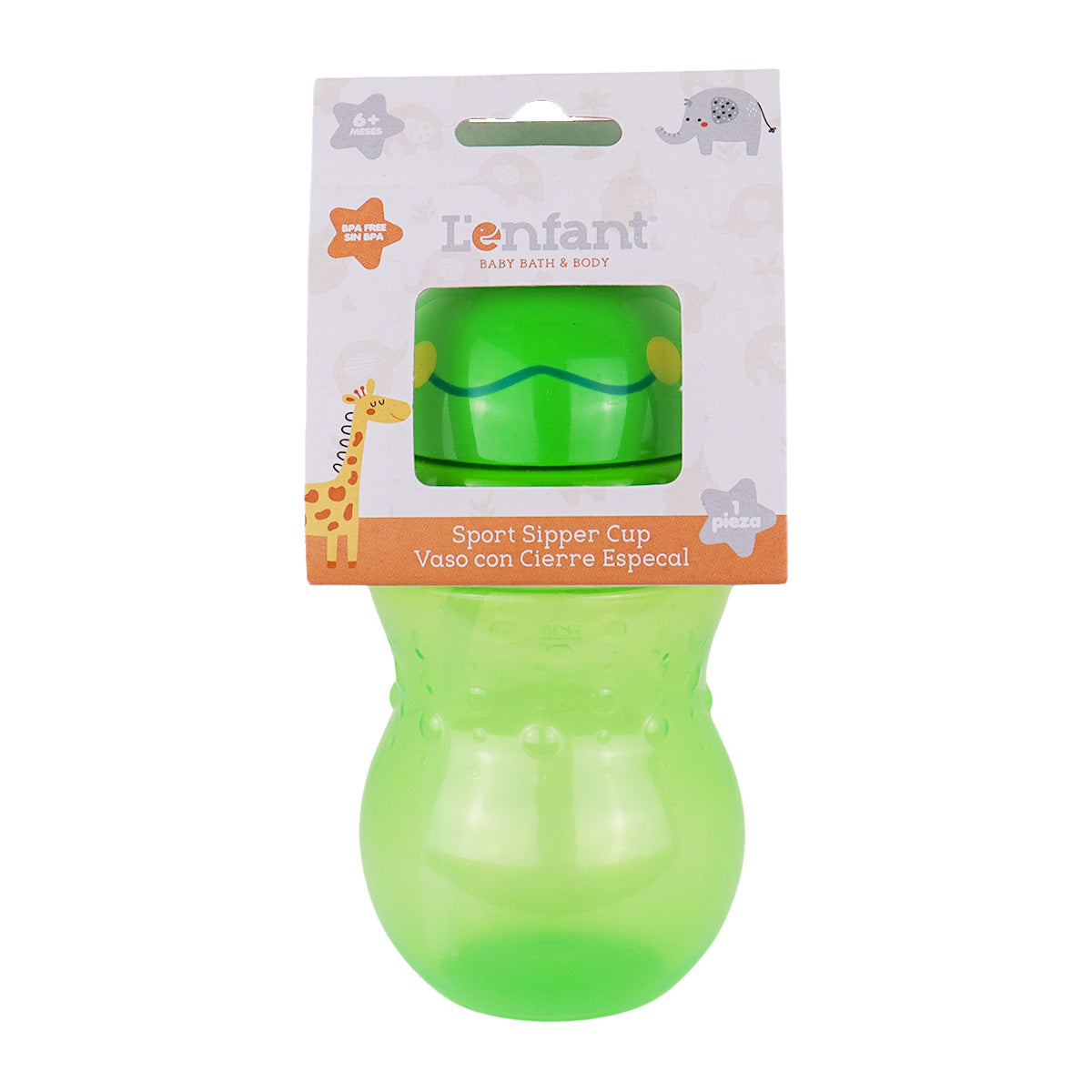 Vaso Entrenador color Verde para Bebé, 270ml