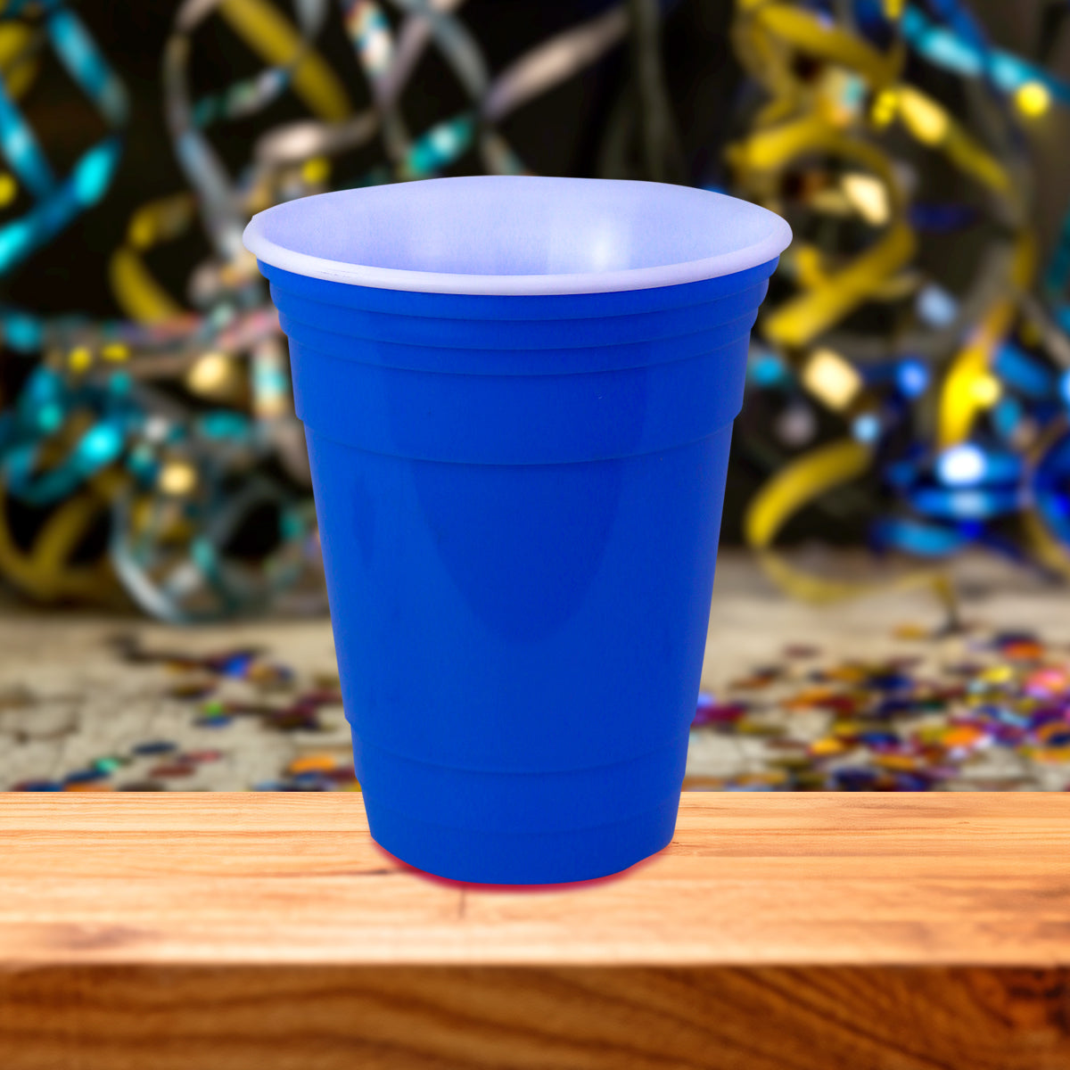 Vaso de Plástico, color Azul, 490ml