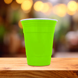 Vaso de Plástico, color Verde, 490ml