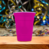 Vaso de Plástico, color Rosa, 490ml